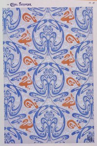 ヘクトルギマール作「Le Castel Beranger」（1867-1942）、1898年のパリ、1894〜8年のカステルベランジェの装飾53版 作： Hector Guimard